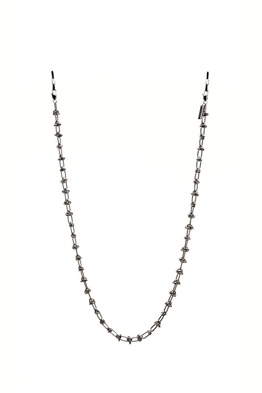 RE-BRAID - Designer Eyewear Chain - Silver | SPECSET