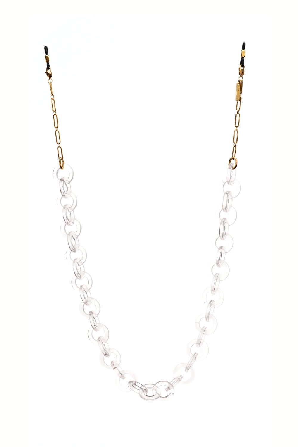 RING LIKE - GOLD CLEAR Eyewear Chain | SPECSET