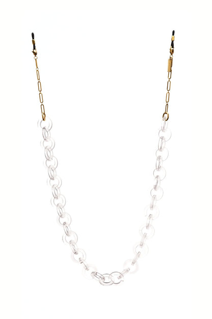 RING LIKE - GOLD CLEAR Eyewear Chain | SPECSET