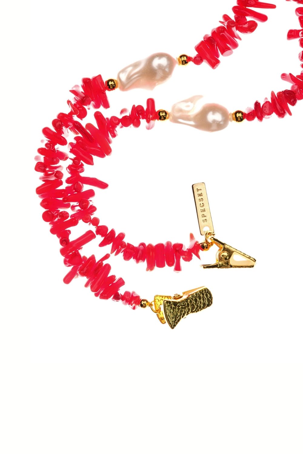 SEAGOING - RED Gemstones Eyewear Strap | SPECSET