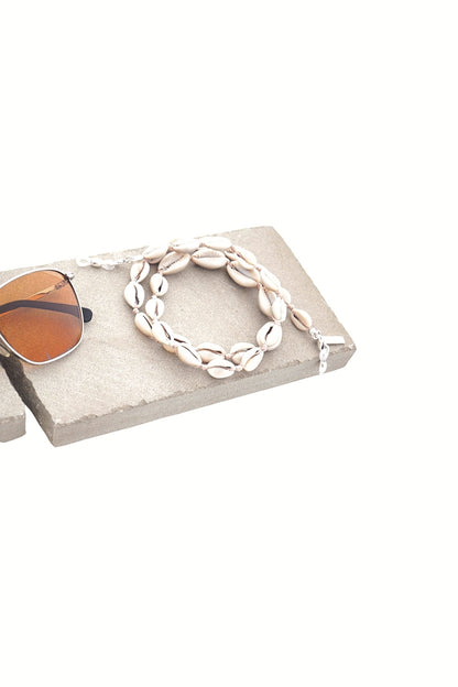 SHELL IT - WHITE Seashells Eyewear Strap | SPECSET
