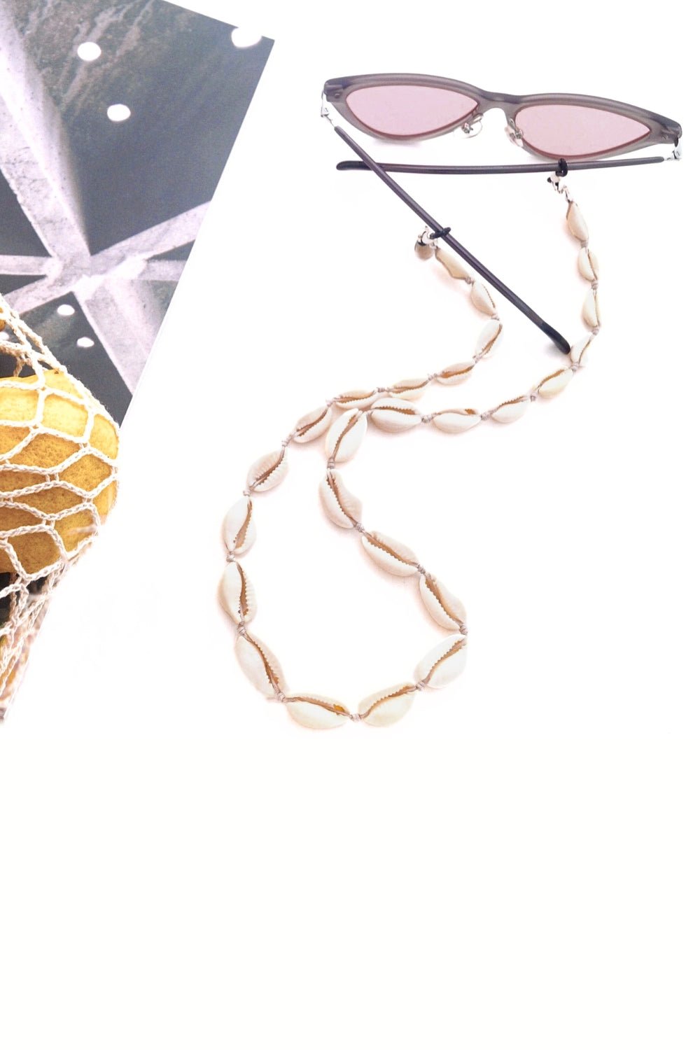 SHELL IT - WHITE Seashells Eyewear Strap | SPECSET