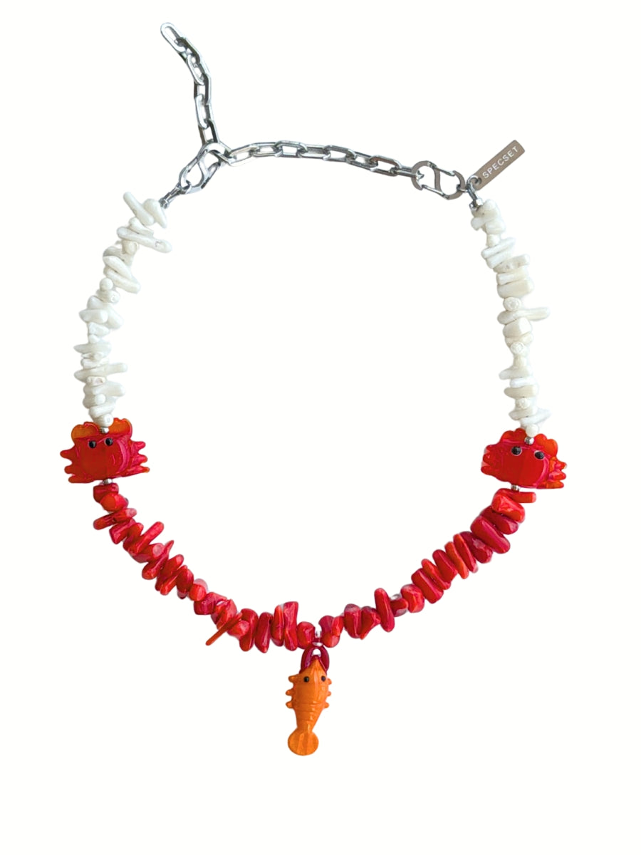 Gemstone phone strap worn as a necklace using the optional extension chain
