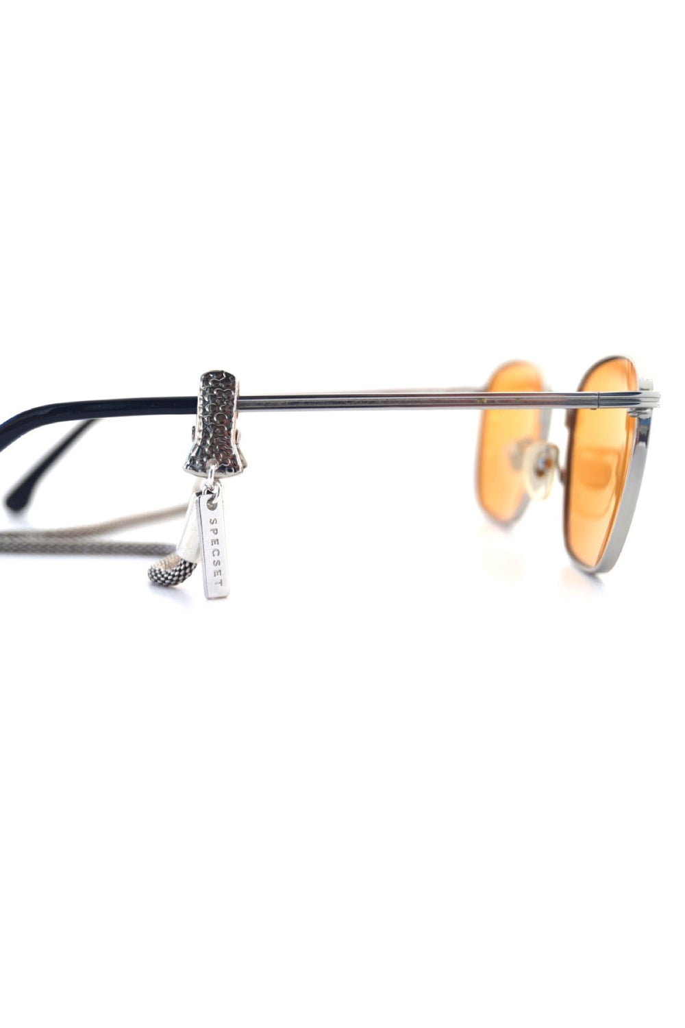 SNAKE IT - Unisex Snakeskin Eyewear Chain - Silver | SPECSET