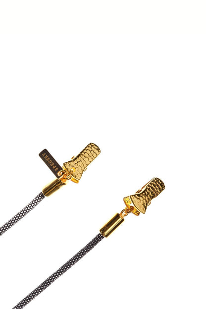 SNAKE IT - Unisex Snakeskin Eyewear Chain - Black | SPECSET