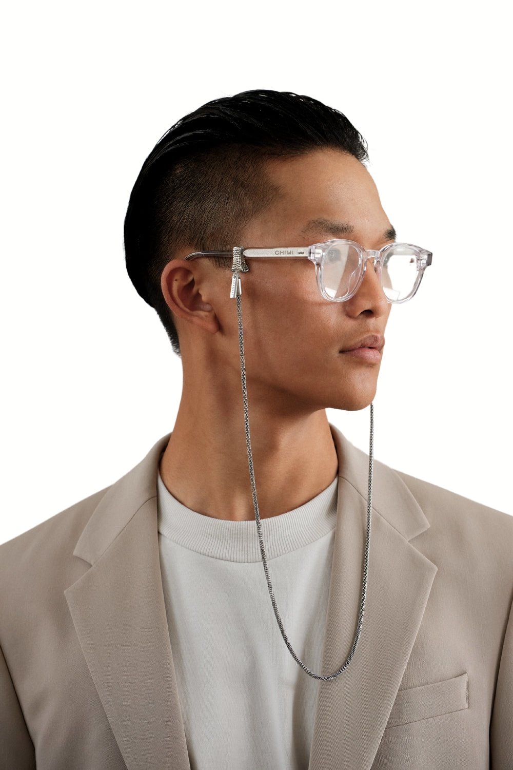 SNAKE IT - Unisex Snakeskin Eyewear Chain - Silver | SPECSET