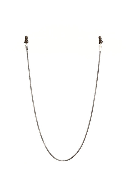 SNAKE IT - Unisex Snakeskin Eyewear Chain - Silver | SPECSET