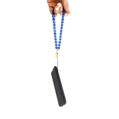 SPARKLY - BLUE Crystal Wrist Phone Strap | SPECSET
