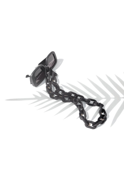 STANDOUT - MATTE BLACK Chunky Eyewear Chain | SPECSET