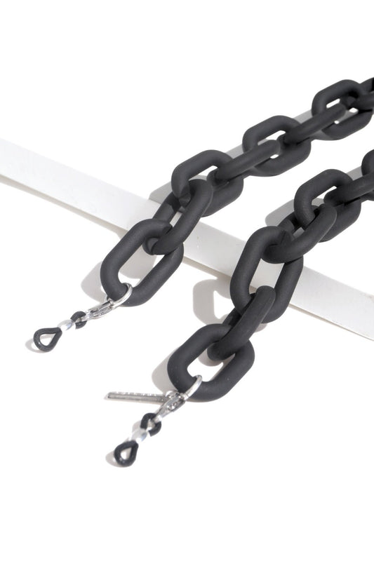 STANDOUT - MATTE BLACK Chunky Eyewear Chain | SPECSET