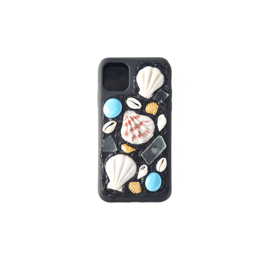 SUMMER CATCH - BLACK Mosaic Phone Case