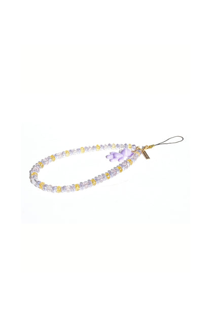 TEDDY'S GLAM - LILAC Crystal Phone Strap | SPECSET