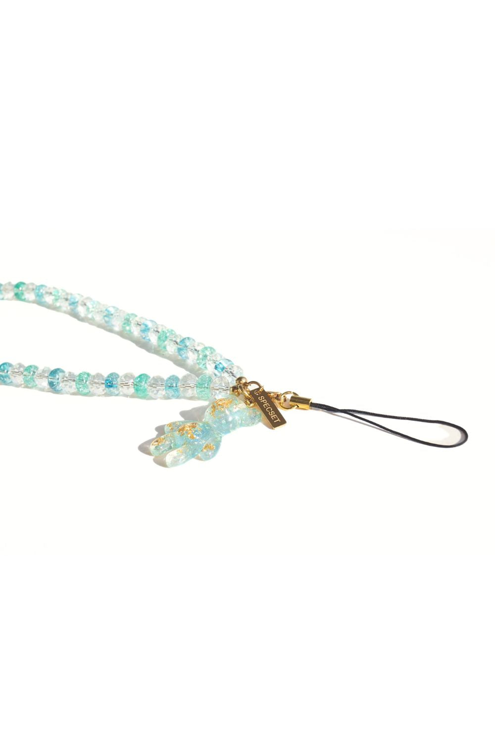 TEDDY'S GLAM - MINT Crystal Phone Strap | SPECSET