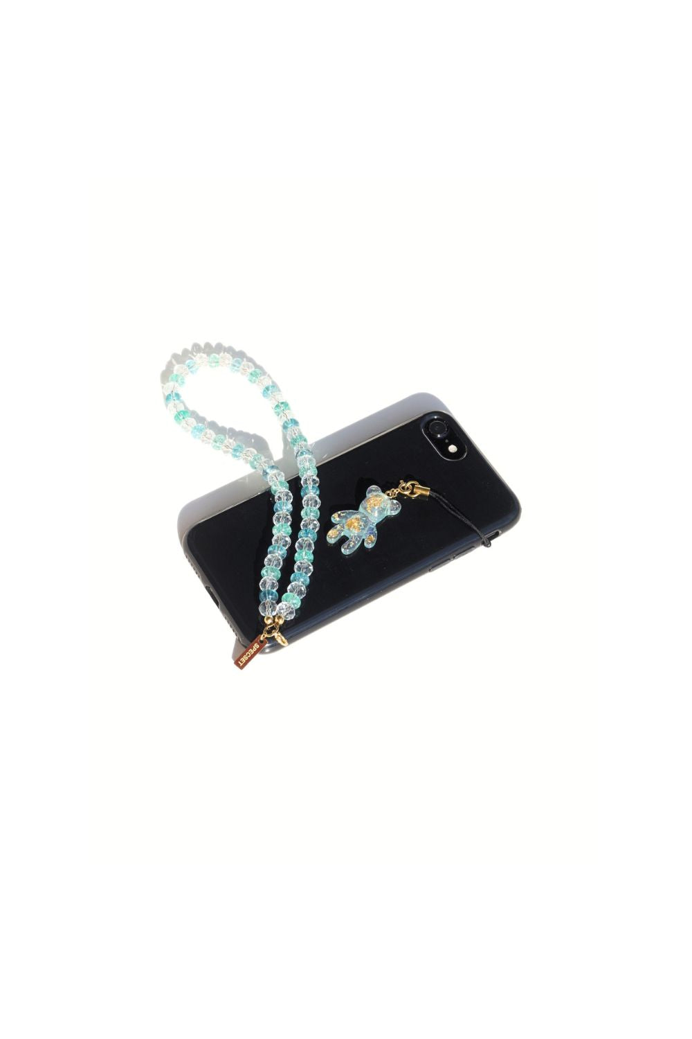 TEDDY'S GLAM - MINT Crystal Phone Strap | SPECSET