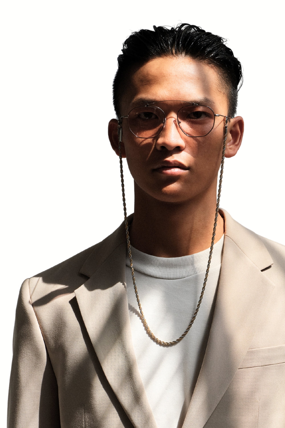 TWIST IT - Delicate AirPods and Eyewear Chain - Silver | SPECSET