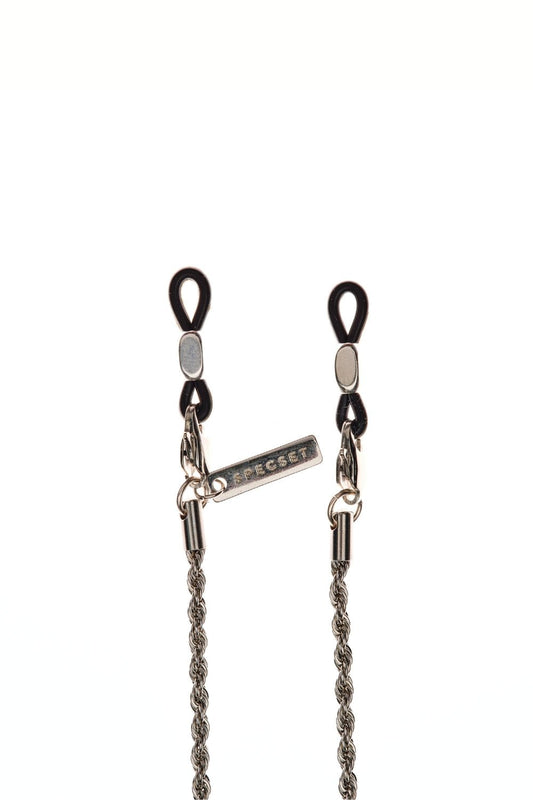 TWIST IT - Delicate AirPods and Eyewear Chain - Silver | SPECSET