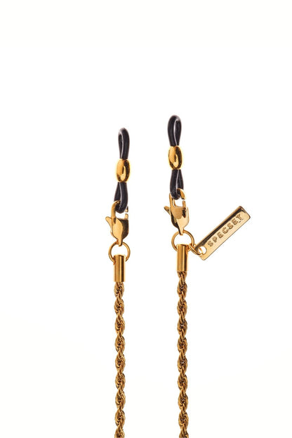 TWIST IT - Delicate AirPods and Eyewear Chain - Gold | SPECSET